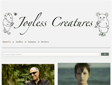 Tablet Screenshot of joylesscreatures.com